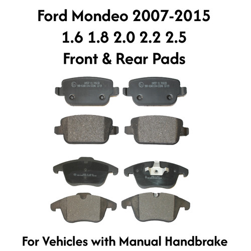 Ford mondeo mk4 front and - front,